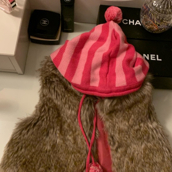 Cute faux fur vest for toddler from Souris Mini - Picture 2 of 4